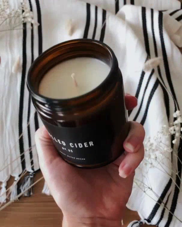 NEW fall candles just poured! 🍁Our made in USA candles will keep you