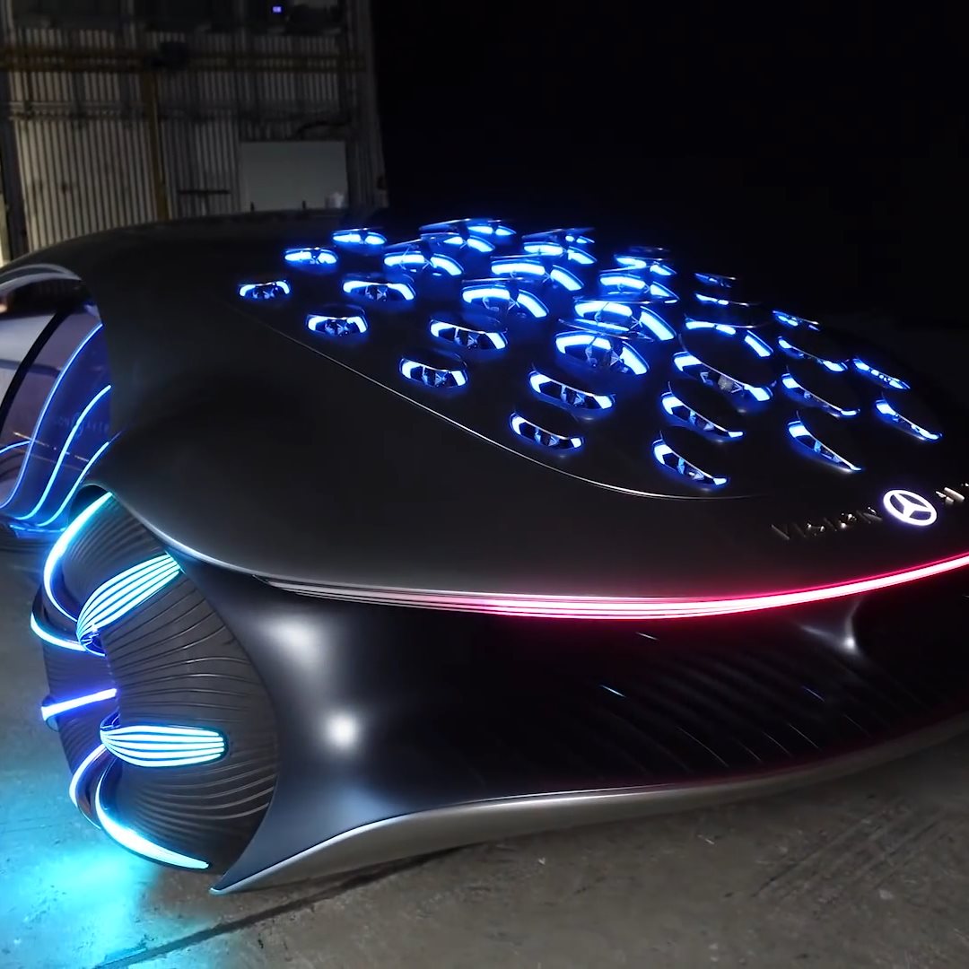 Driving A Futuristic Mercedes With No Steering Wheel | If the Mercedes ...