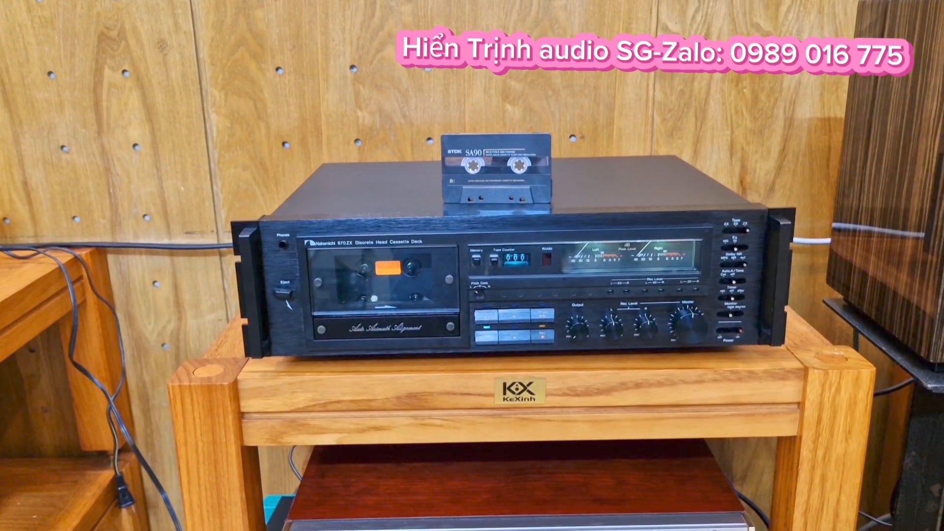 NAKAMICHI 670ZX MÁY TUYỆT ĐẸP. MỌI CHI TIẾT: GIÁ _ TÌNH TRẠNG MÁY