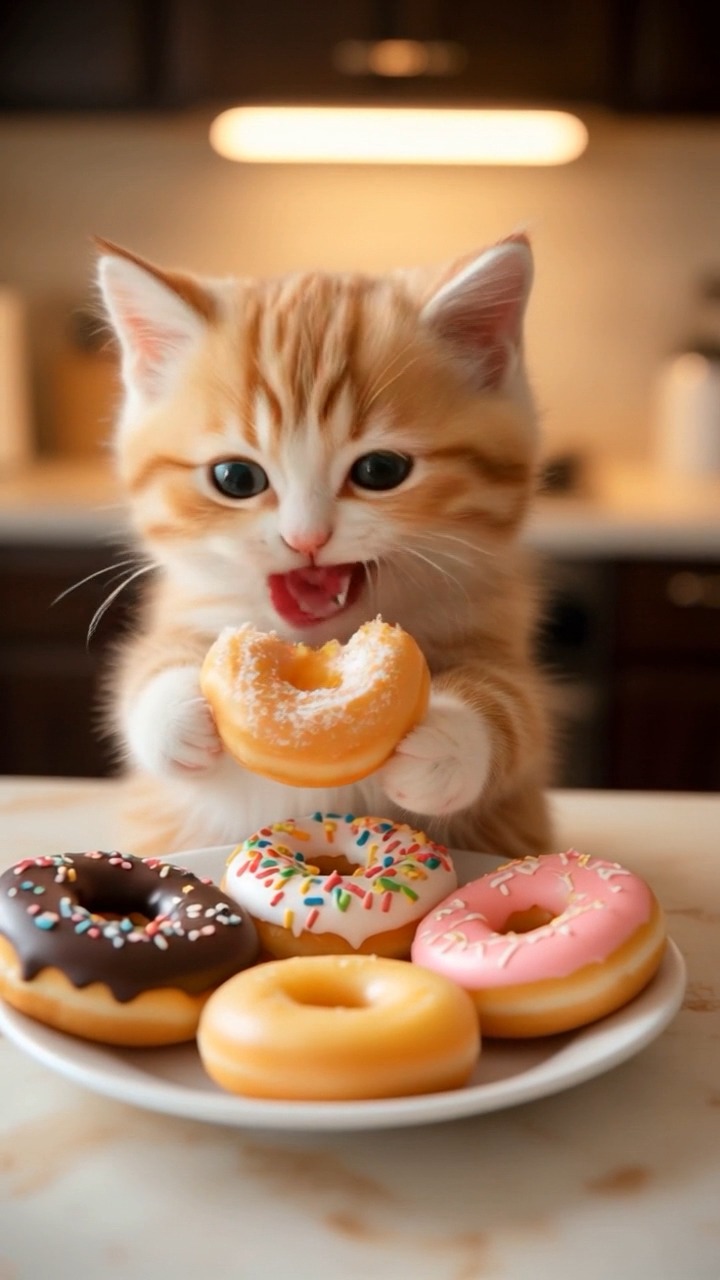 Good morning🥰😺😍🧡 Have a great weekend🌈🥳🥳 #FunnyCats #cuteanimals # ...
