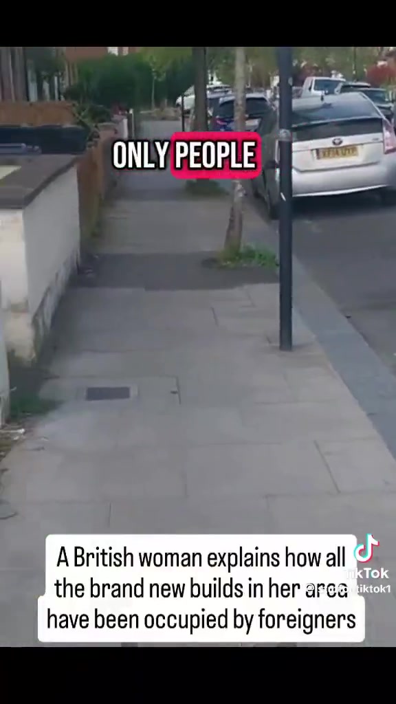 Woman showing 23 new builds in her area and explains who they have been ...