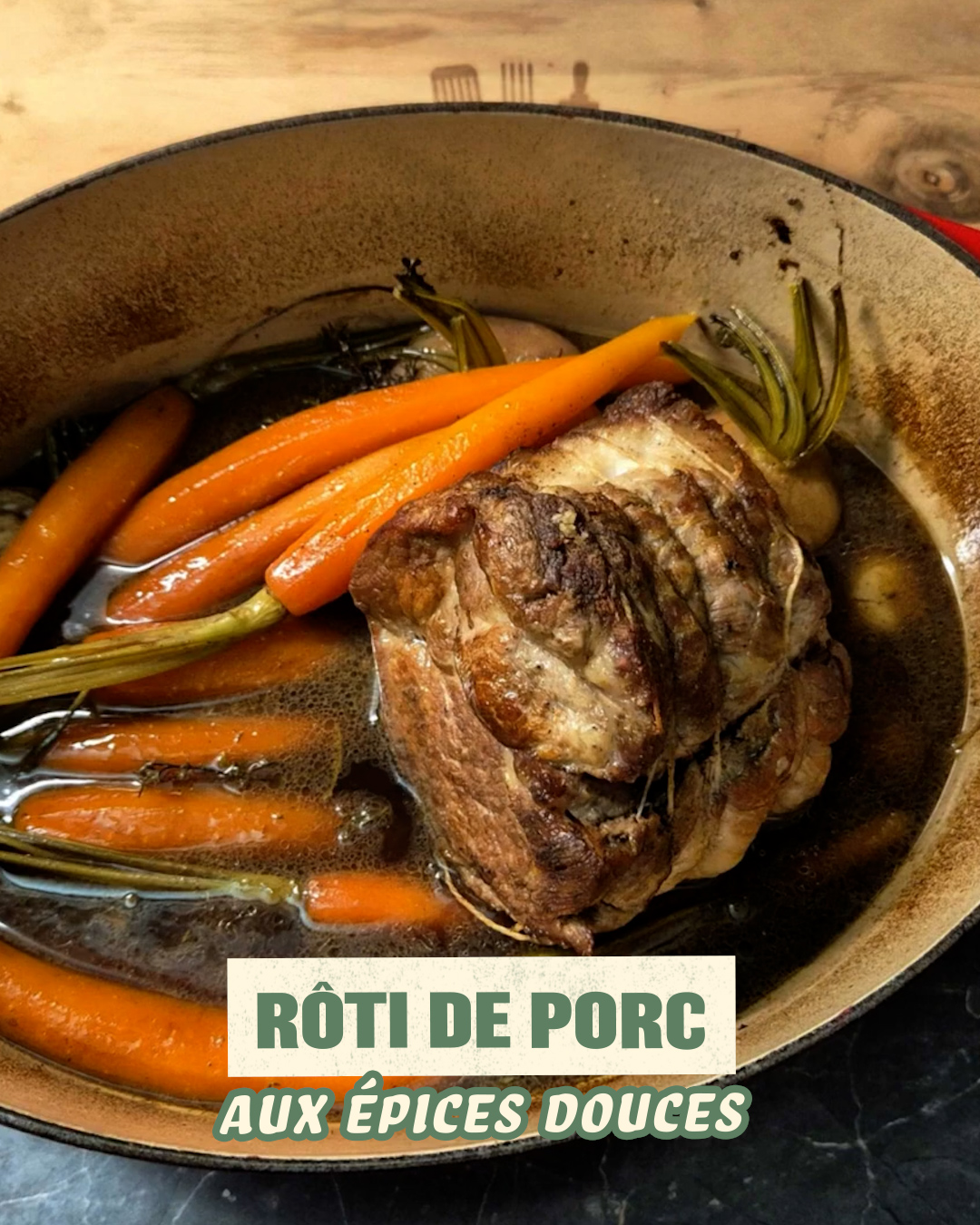 Rôti de porc aux épices douces facile à faire | Rôti de porc aux épices ...