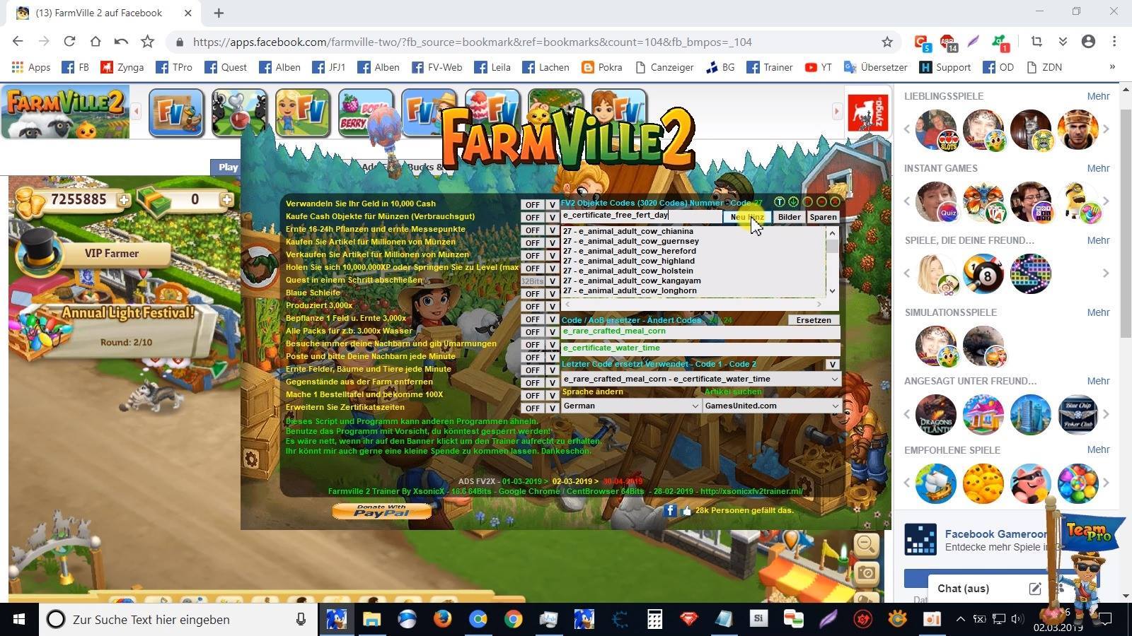 Codes finden und speichern im XsonicX-Trainer Für eine bessere ...
