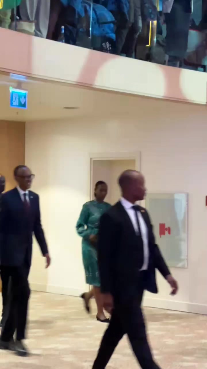 WATCH: The Ben and his wife Pamela arrive at Kigali Convention Centre ...