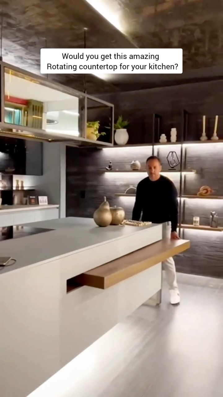 Revolutionize your kitchen with our innovative rotating countertop ...