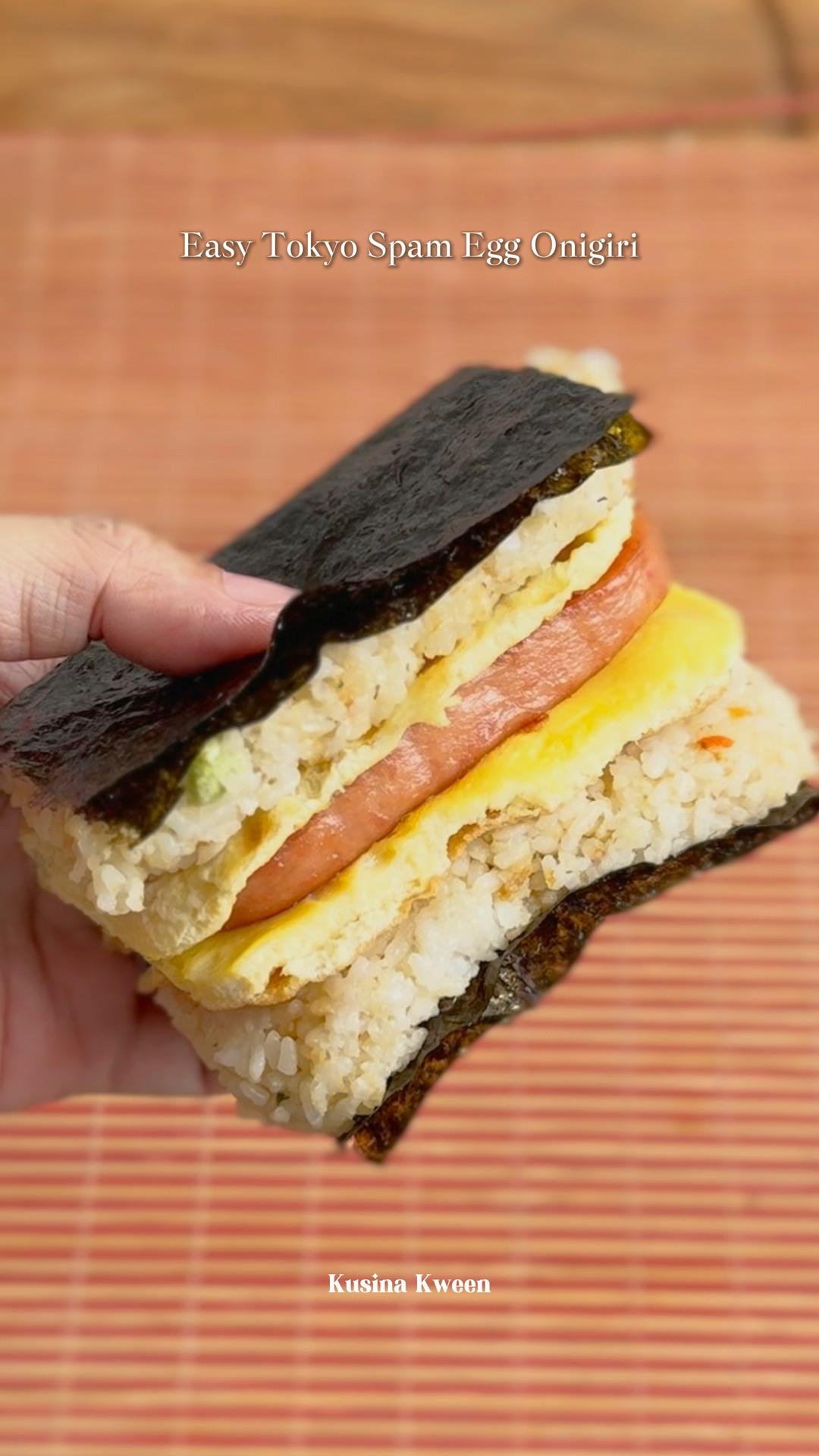 Recreating my favorite Po-Tama (Pork Tamago Onigiri) with an