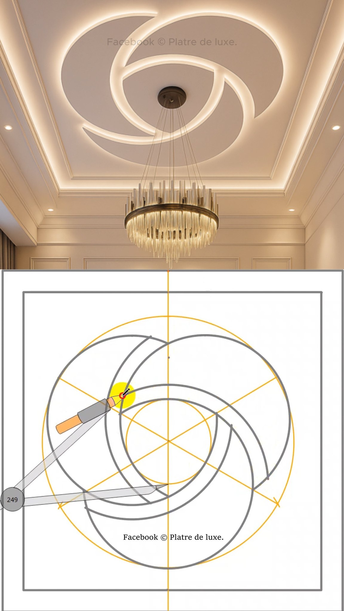 How to Design This Gypsum Board Ceiling Feature | Modern Drywall ...