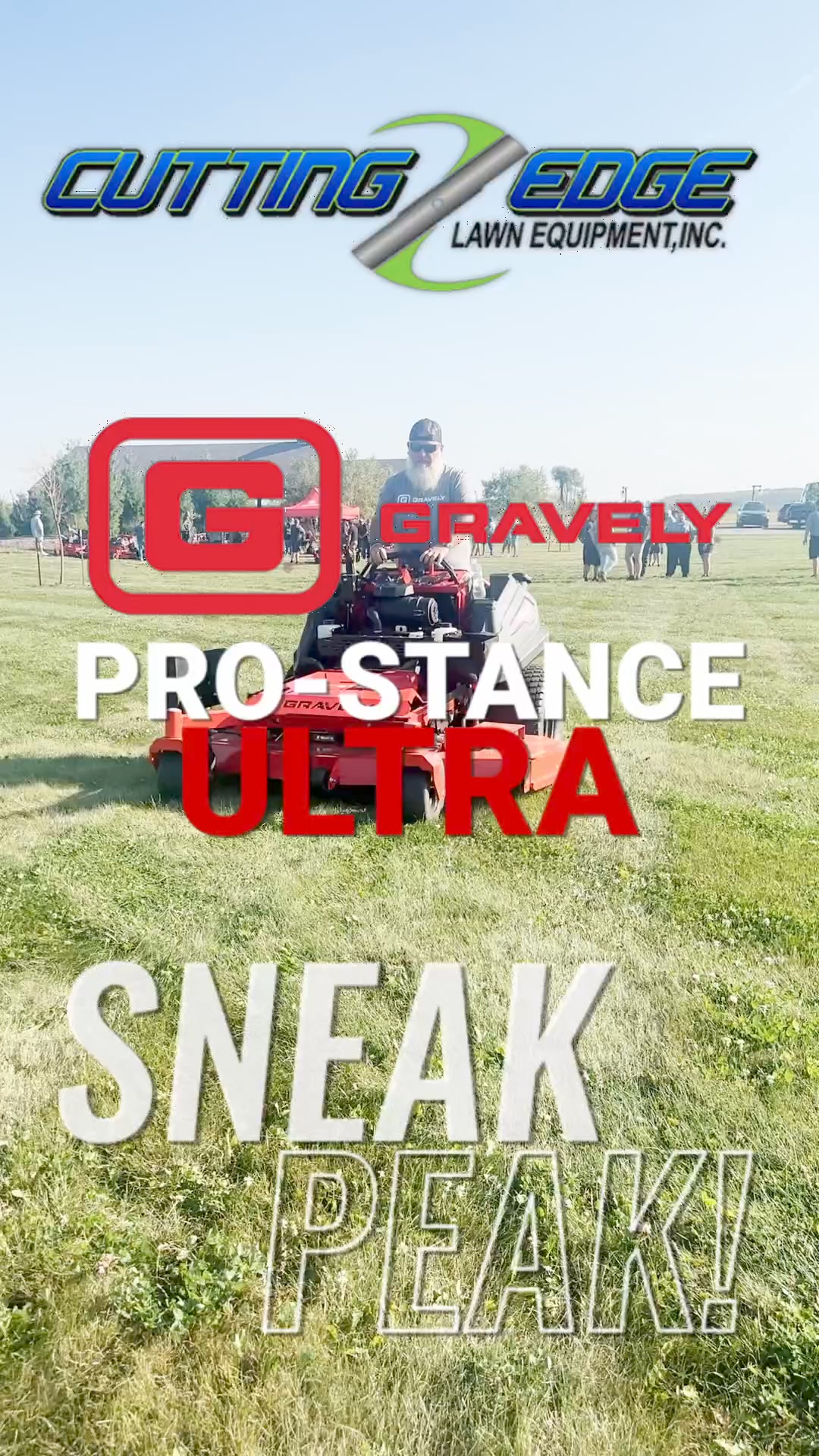 Coming soon in early 2025: the ultimate stand-on mower—the Gravely