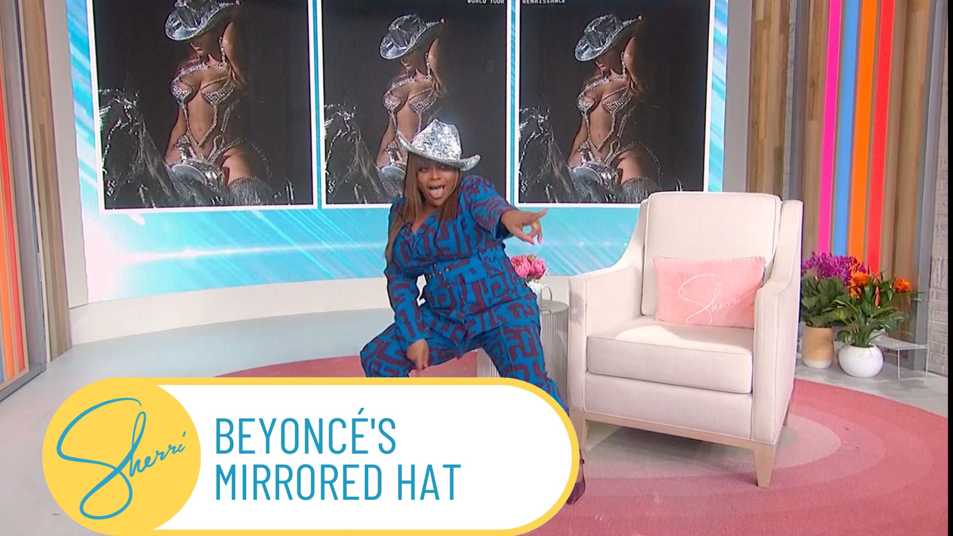 Beyoncé’s Cowboy Hat | Beyoncé, cowboy hat, Sherri Shepherd, talk show ...