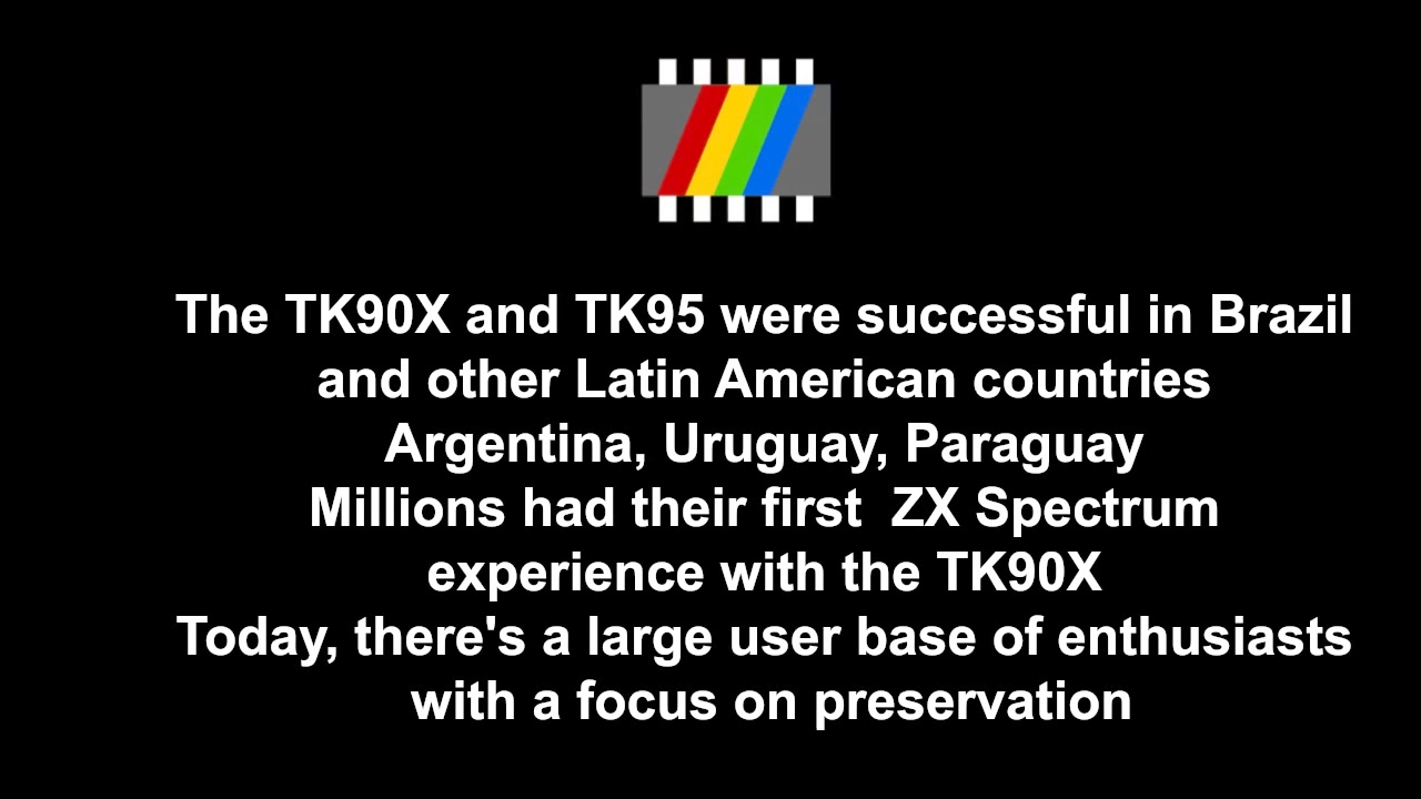If you're not yet familiar with the ZX Spectrum clones TK90X and