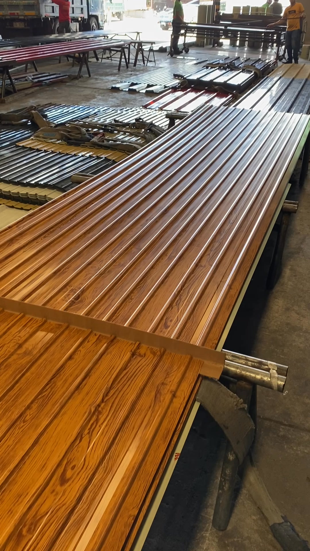 ULTRA MINI RIB WOODGRAIN DESIGN FOR WALL OR CEILING CLADDING. Thickness ...