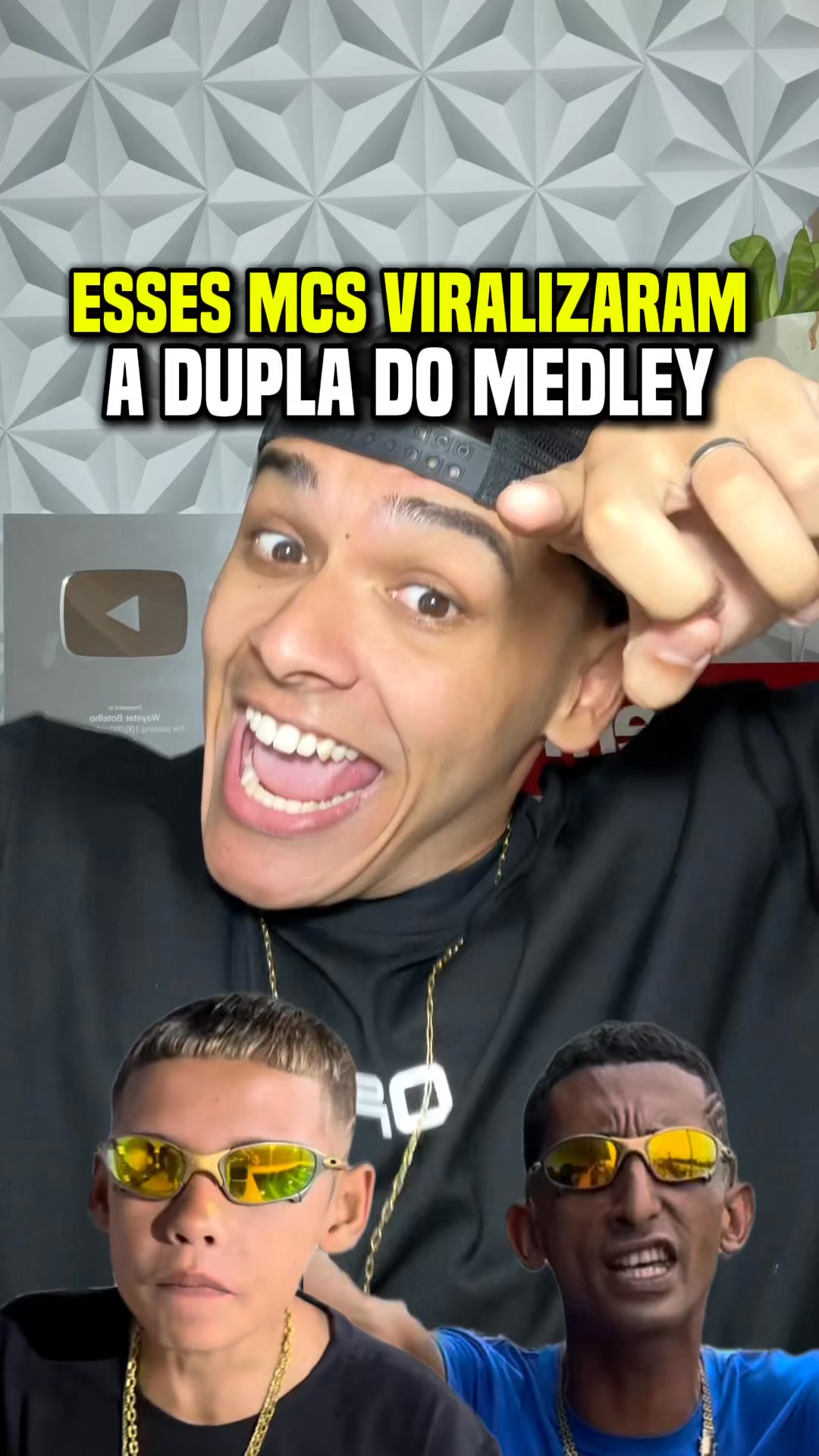 Esses mcs viralizaram no Brasil fazendo a dupla do medley😱 #mcdentinho ...