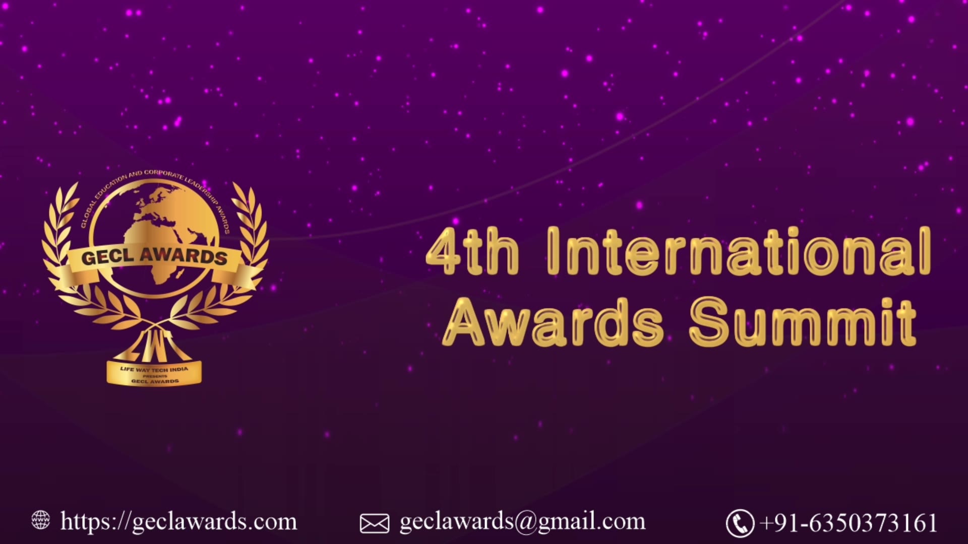 𝗖𝗔𝗟𝗟 𝗙𝗢𝗥 𝗡𝗢𝗠𝗜𝗡𝗔𝗧𝗜𝗢𝗡𝗦... - GECL Awards By LWT India | Facebook