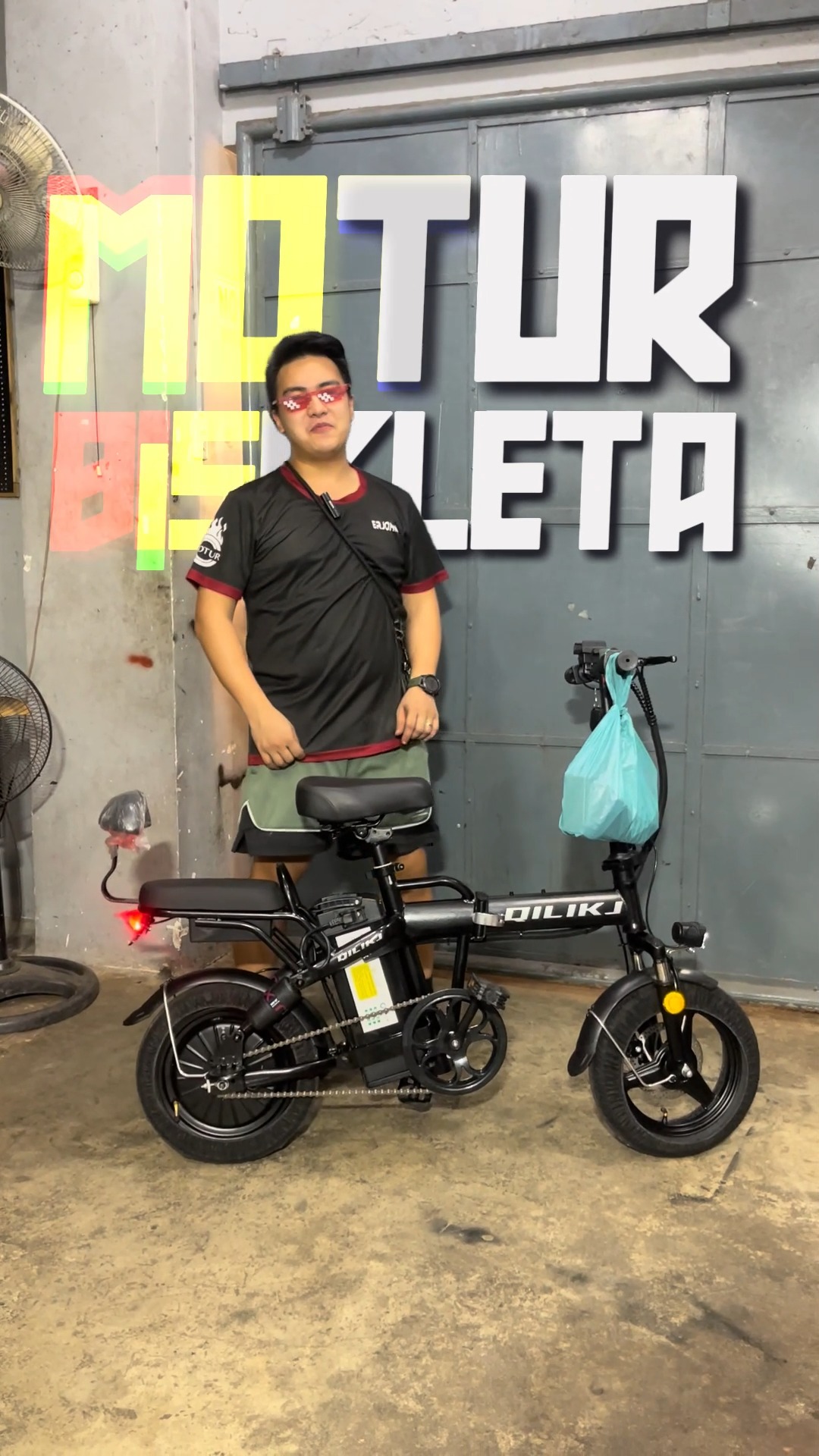 ziyoujiguang t18 electric bicycle New Upgrade Folding Lightweight 250W Bici elettrica T18 con spedizione