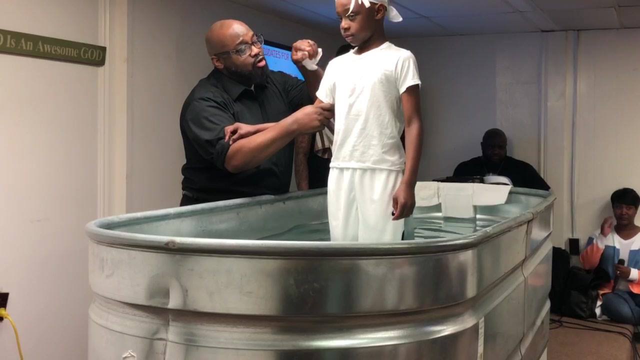 Baby loved his baptism hallelujah 🙌 #afv #funnyvideos