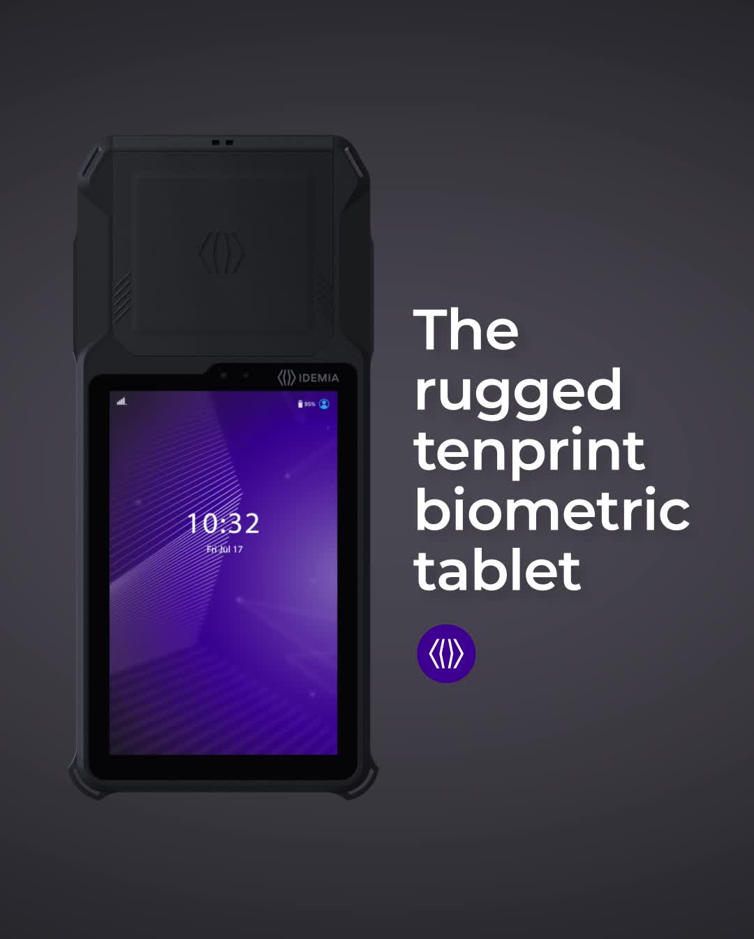 Discover ID Screen 60! IDEMIA's latest biometric tablet enables a ten ...