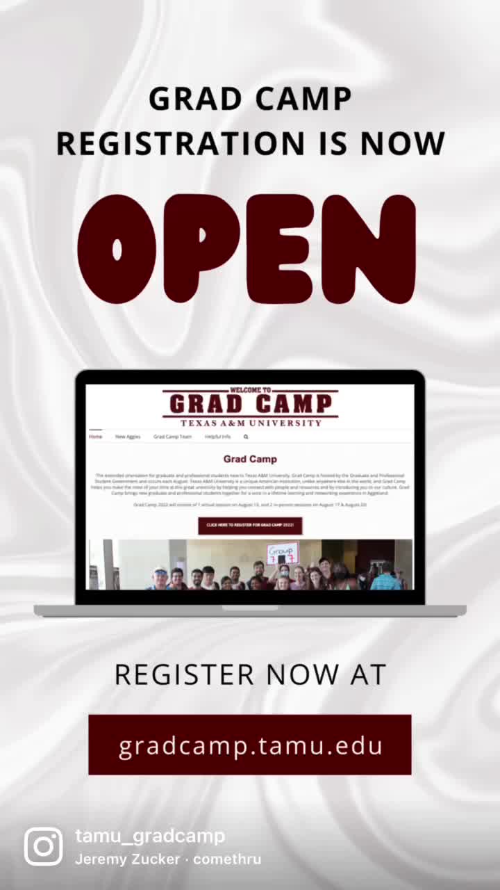 Come through to #GradCamp2022!🤩 Registration is now LIVE on our website ...