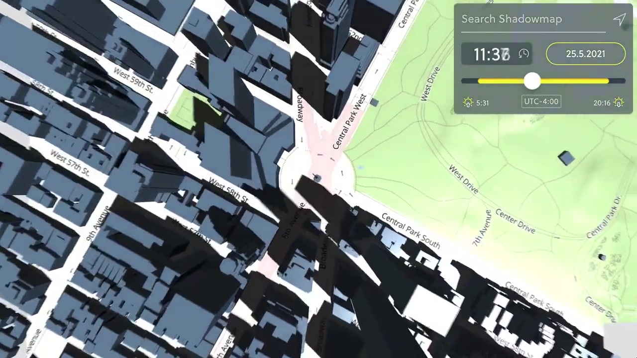 Product Hunt - Shadowmap - Interactive 3D maps app to visualize solar ...