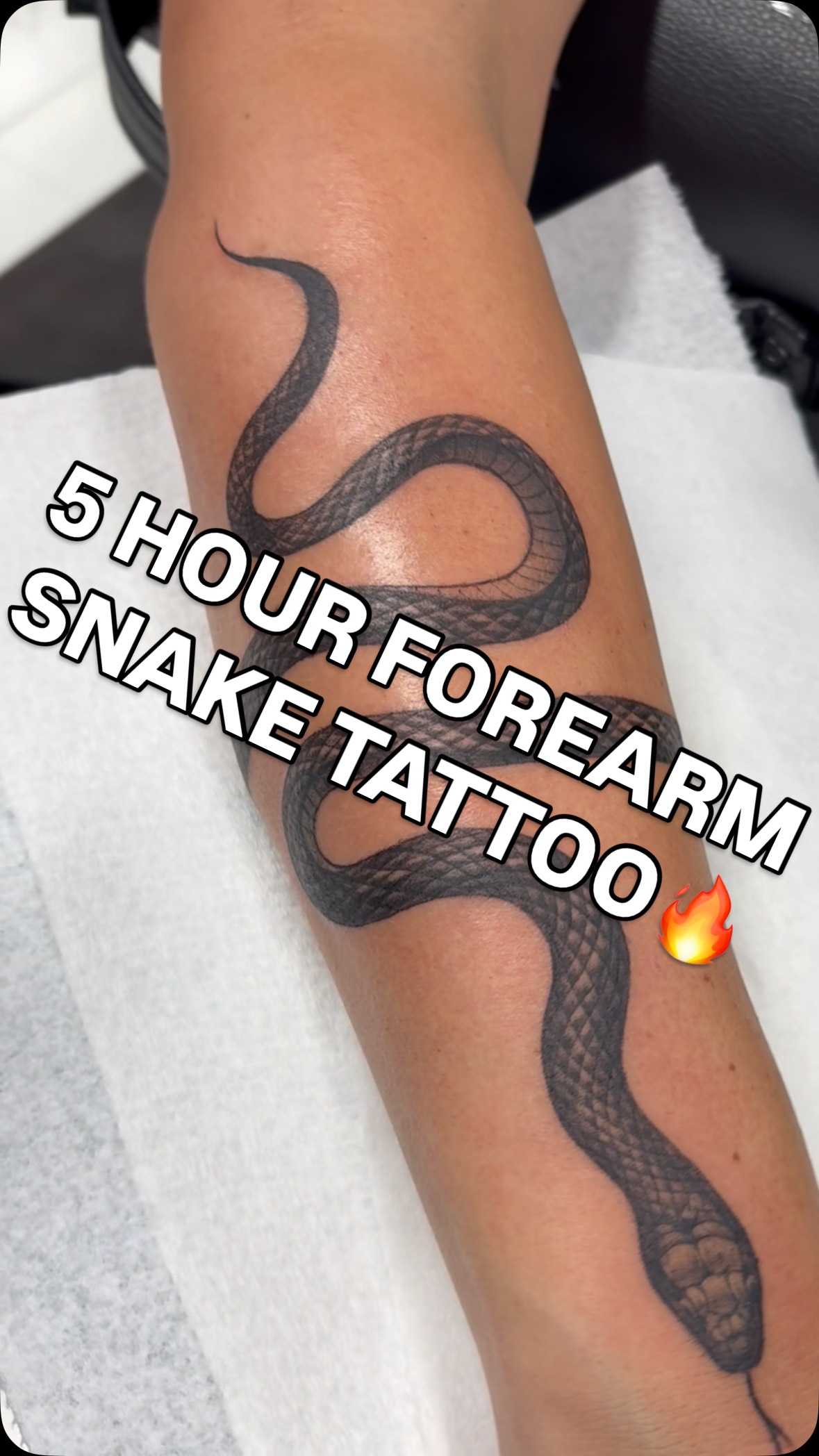 Greatest snake tattoo in the world 🔥🌎 #tattoo #tattooartist # ...