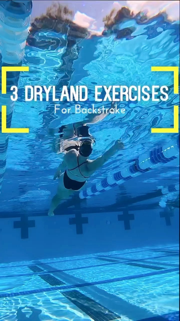 Dryland Exercises for Backstrokers‼️ We’re back with week two of our ...