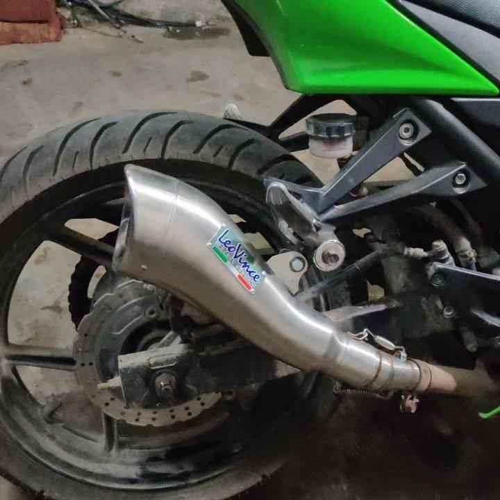 Leovince Cobra Exhaust with DB killer Fixed in Kawasaki Ninja 250R