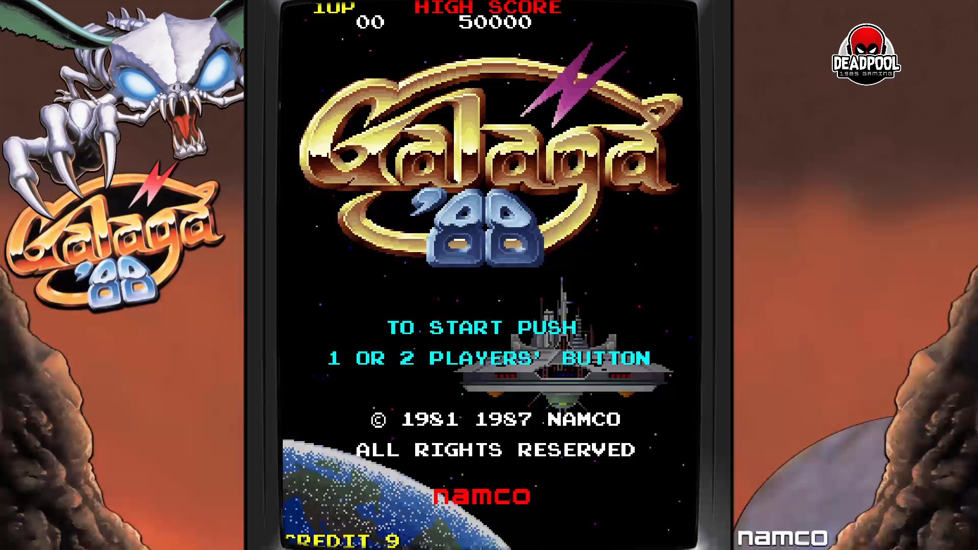Galaga 1981 🕹️ #arcade #retrogaming #gaming4ever #Retro