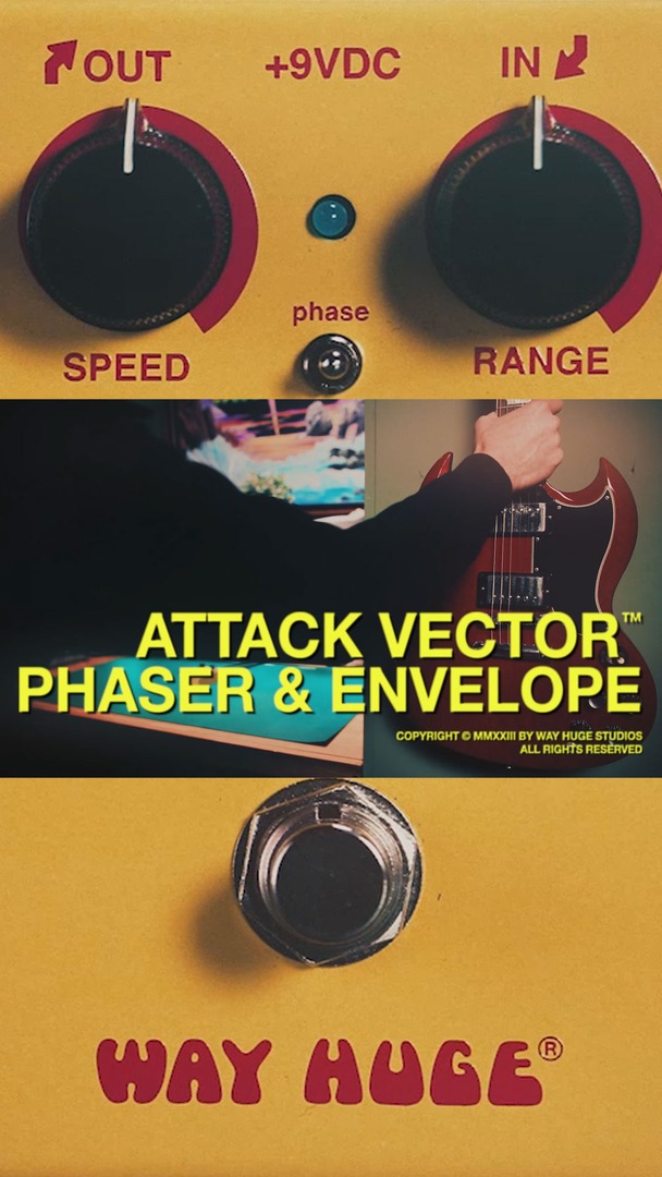 Phaser pedal way huge attack vector オートワウとフェイザーが一台に