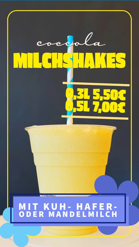 Bei uns gibt es übrigens auch leckere, bunte Milchshakes mit Kuh-, Hafer- oder Mandelmilch. 🥰☀️, #lieblingseis #lieblingseisdiele #coccola #darmstadt #heppenheim #bergstraße #odenwald #hessen