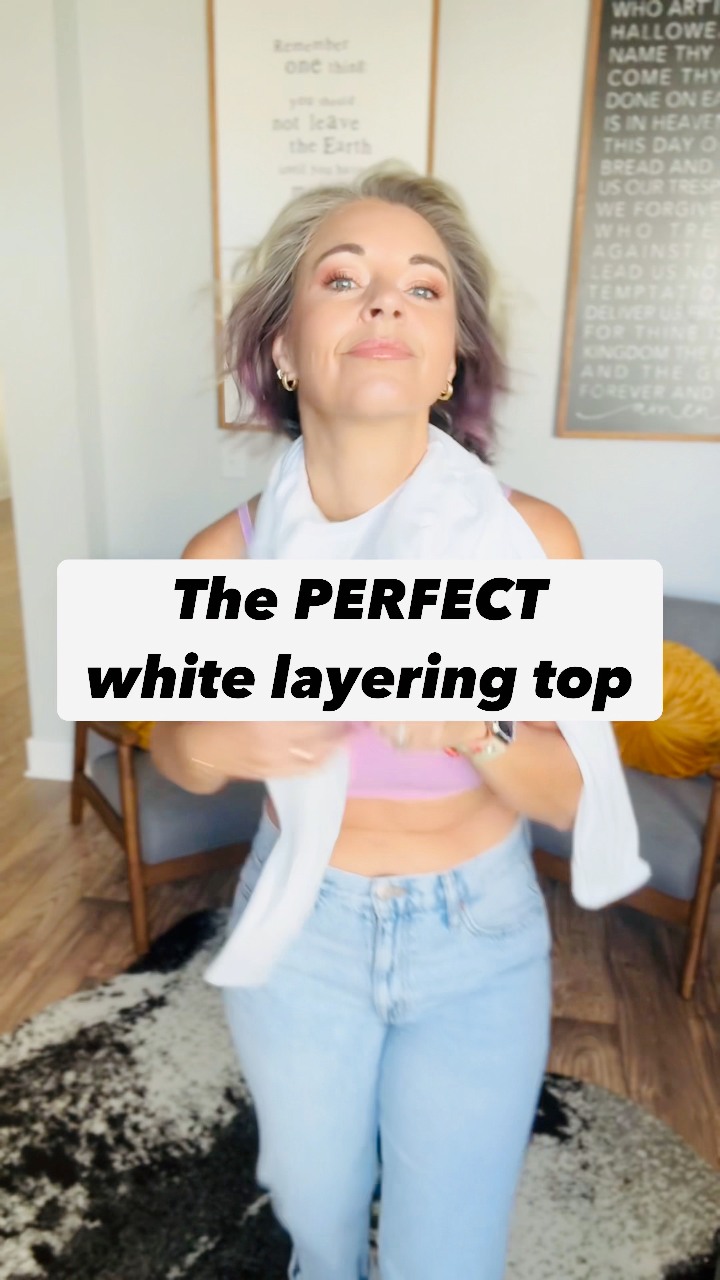 Here's a top that will be great for layering!