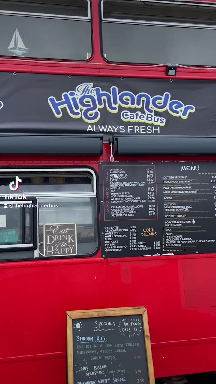The Highlander Cafe Bus is... - What's Happening Aberdeen