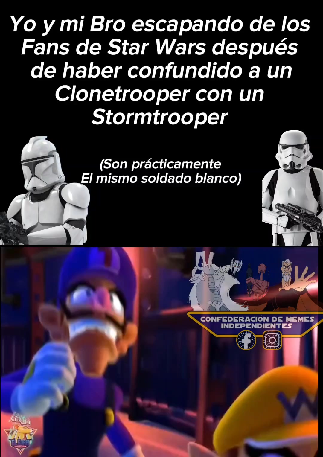 Nada ofende más a un fan de star wars que confundir a un Stormtrooper ...