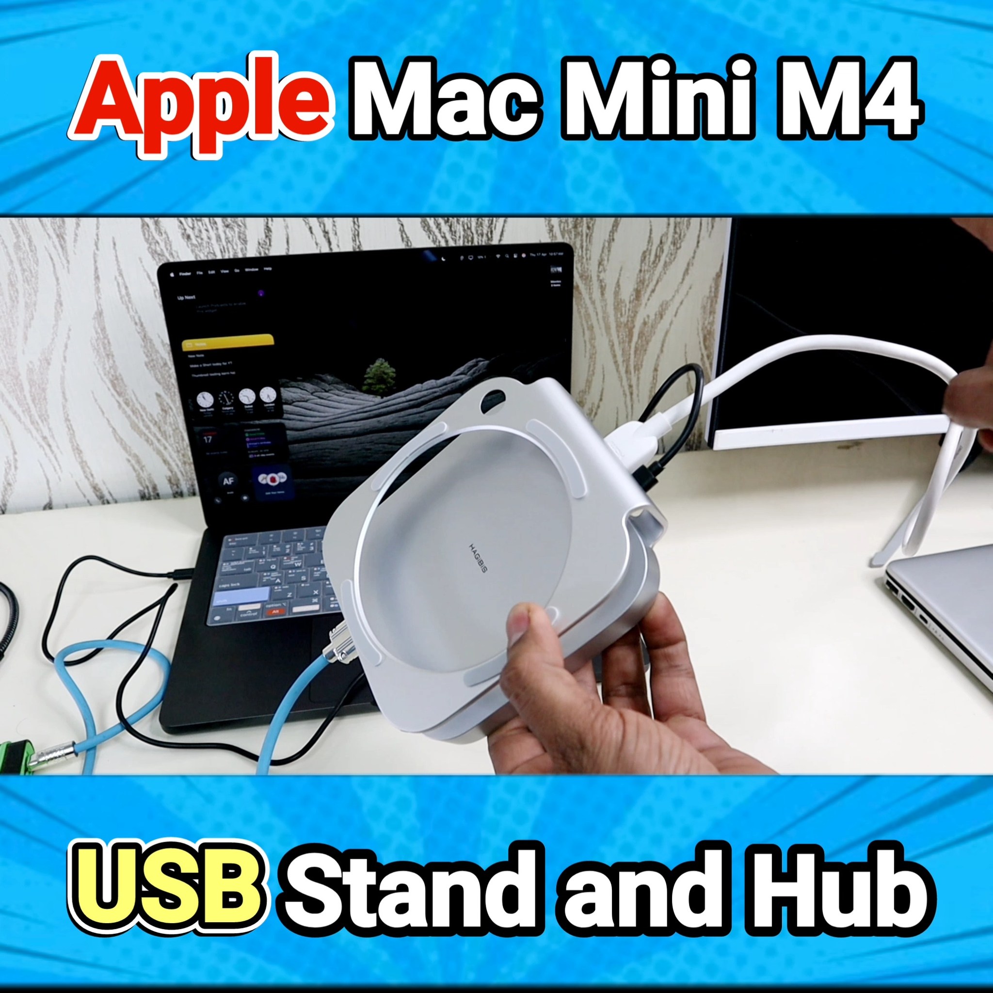 Mac Mini M4 USB Stand || Almunium Stand for Apple Mac Mini M4 || USB ...