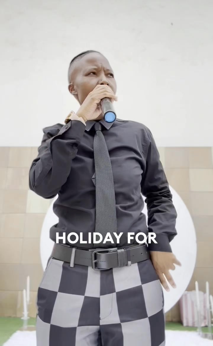 the reason why a young lady dresses like a man Explains She And Explains She's Not Les | Abiyamo Aye 2 female wearing male clothes