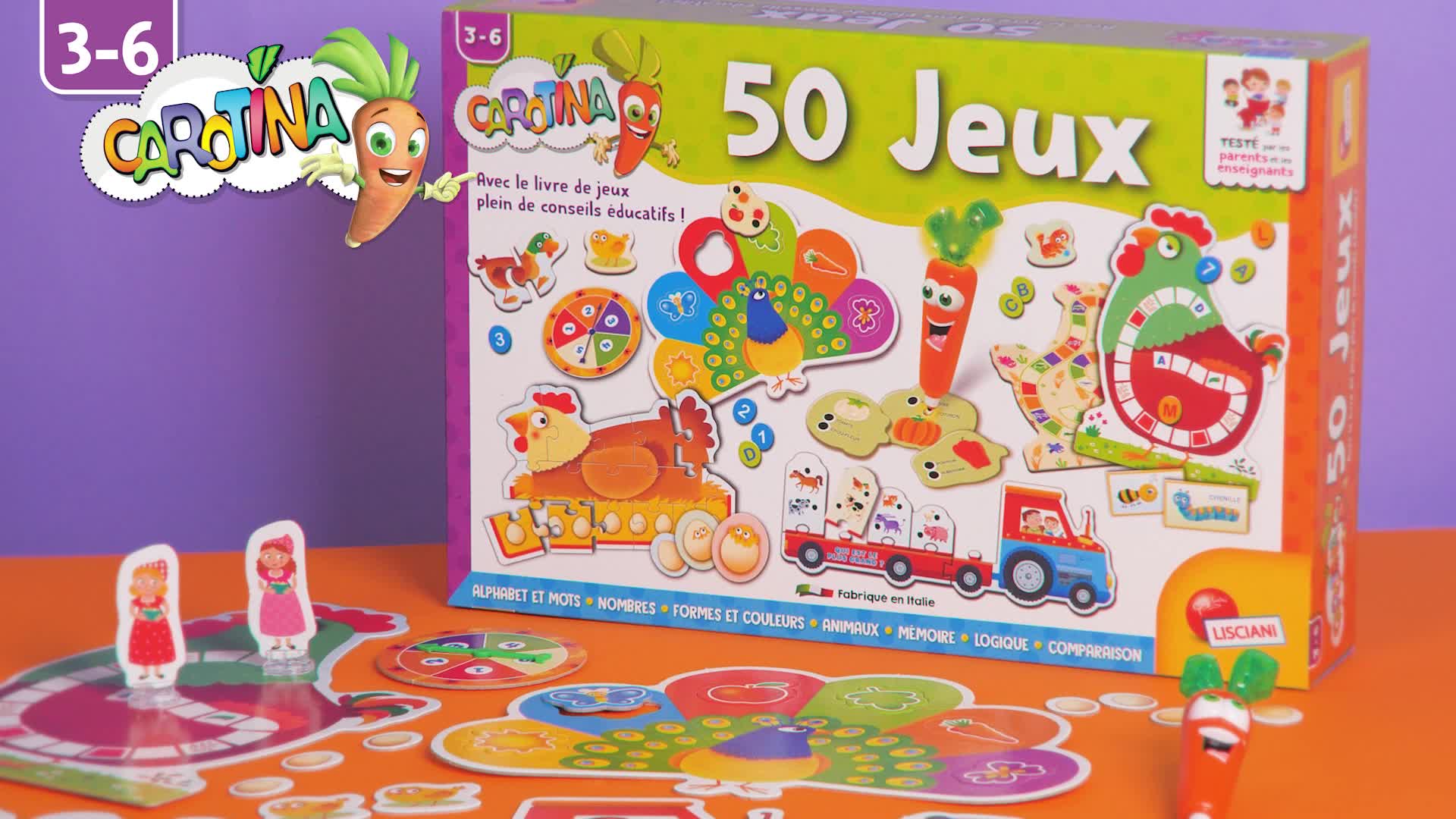 LISCIANI GIOCHI La Ferme - Stylo parlant - CAROTINA BABY - Découverte de la ferme, Stylo