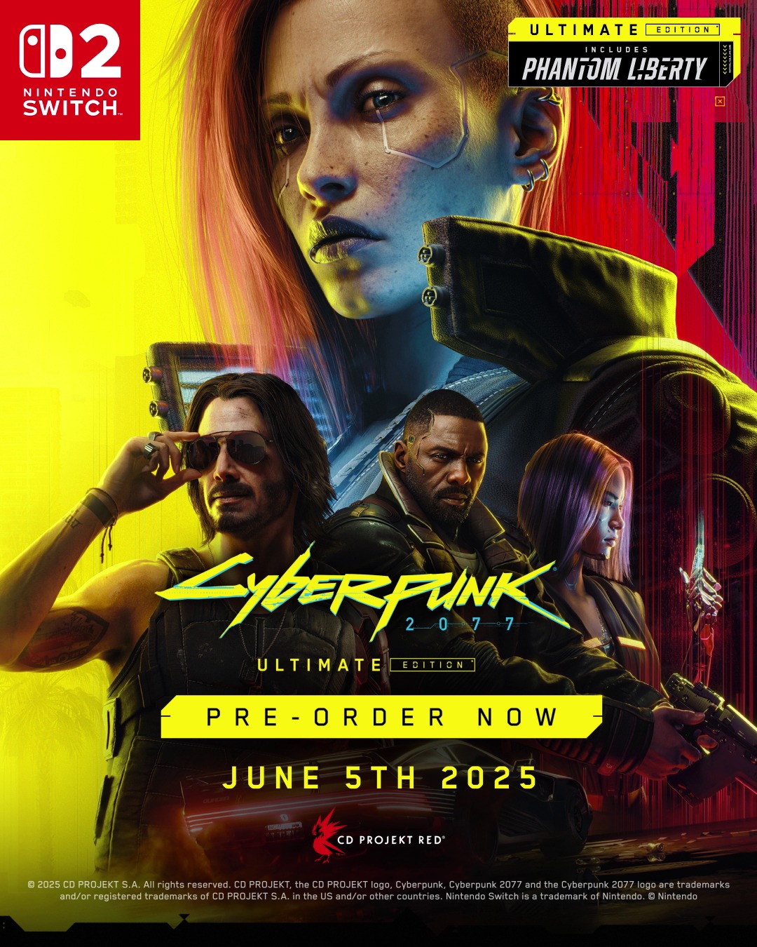 Cyberpunk 2077: Ultimate Edition – Pre-order – Nintendo Switch 2