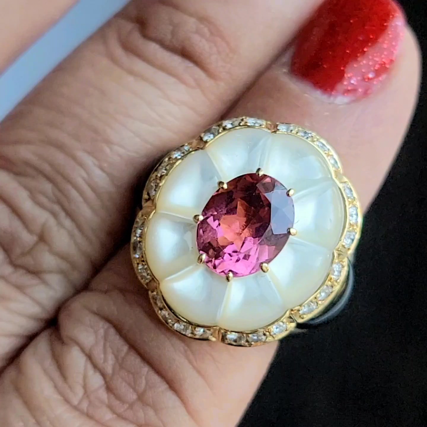APR19-1 Tourmaline ring from Japanese designer Mitsuo Kaji.The 