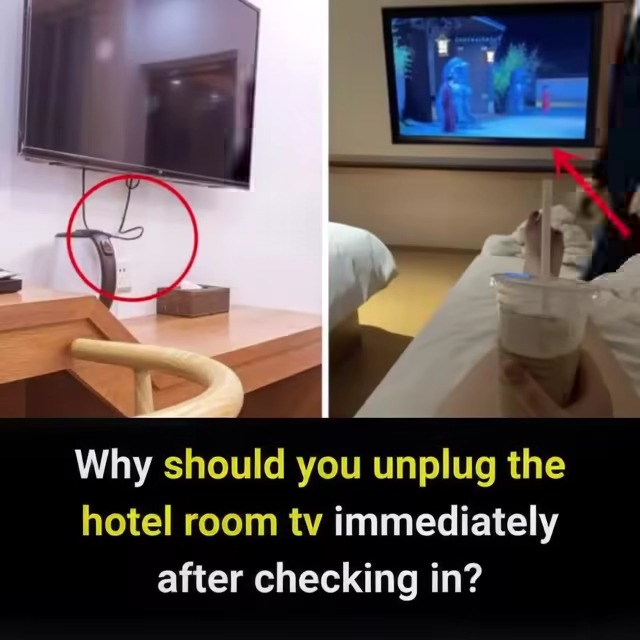 Checked Into a Hotel? Here’s Why You Should Unplug the TV Immediately ...