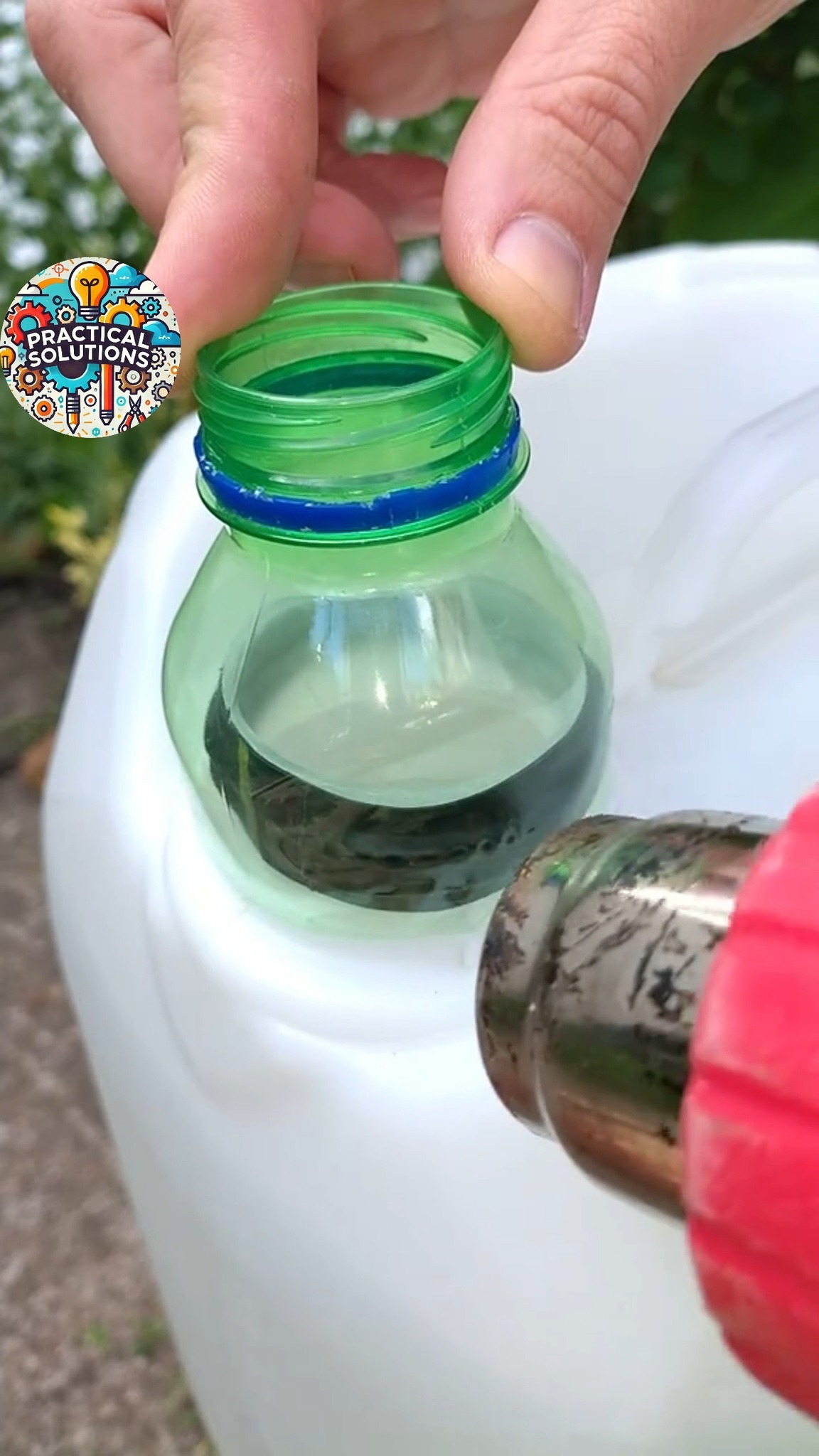 Really practical life hack with a piece of a bicycle tube and a plastic ...