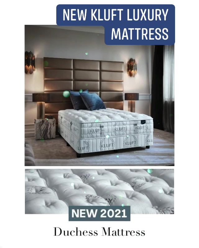 The Kluft Dutchess luxury mattress Now available at the Sleep System Store in Scottsdale, AZ Visit our website for more details or visit our showroom located at the intersection of Indian Bend Rd