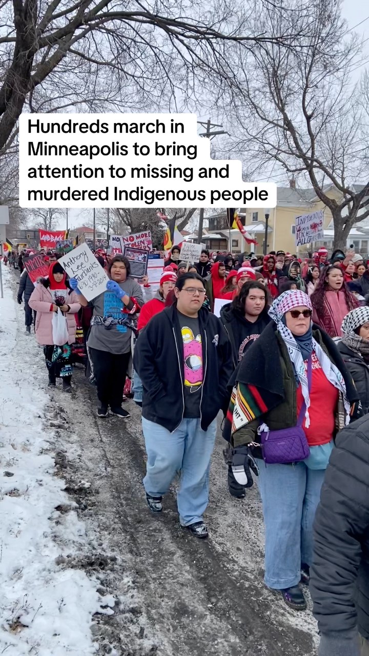 Hundreds march in Minneapolis to honor missing and murdered Indigenous ...