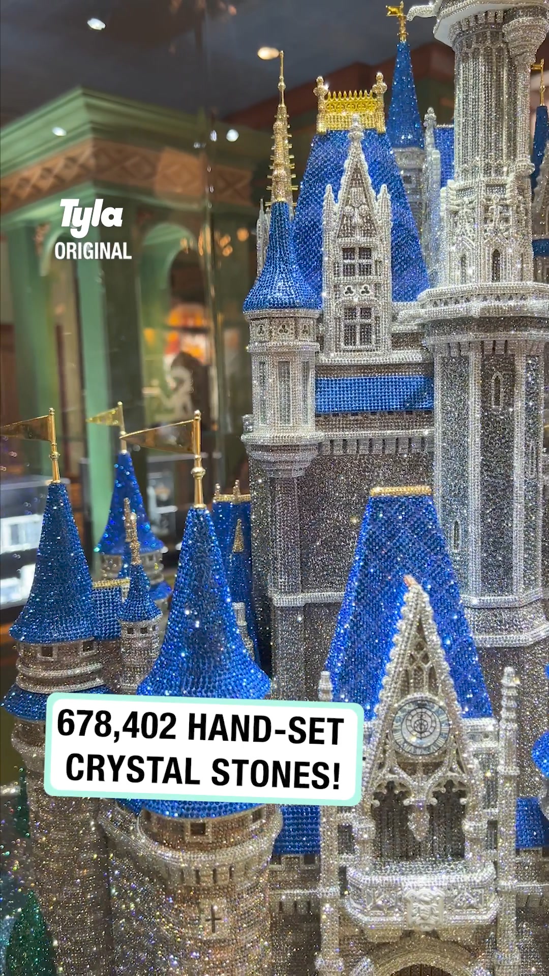 The castle is covered in crystal stones 😍💎 | Tyla