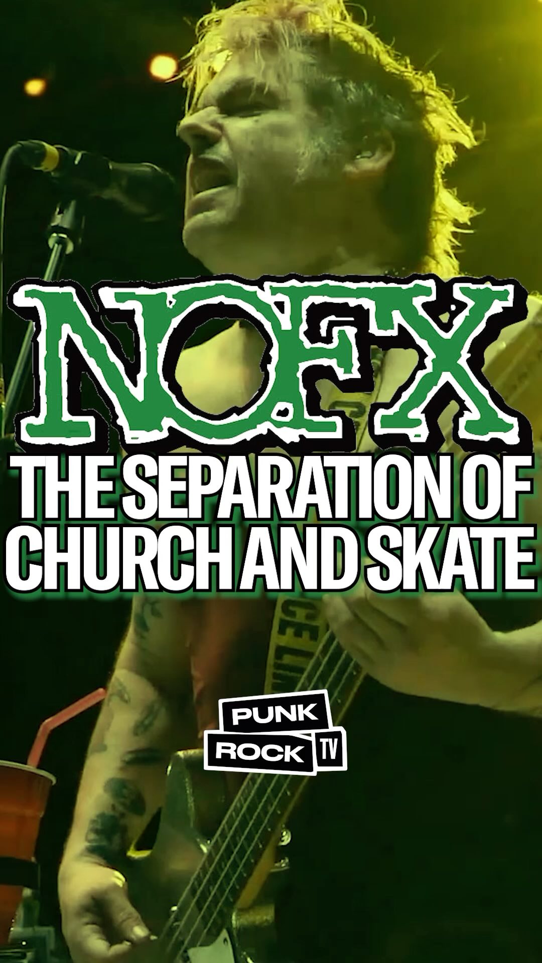 NOFX - THE SEPARATION OF CHURCH AND SKATE 🎥 @_punkrocktv