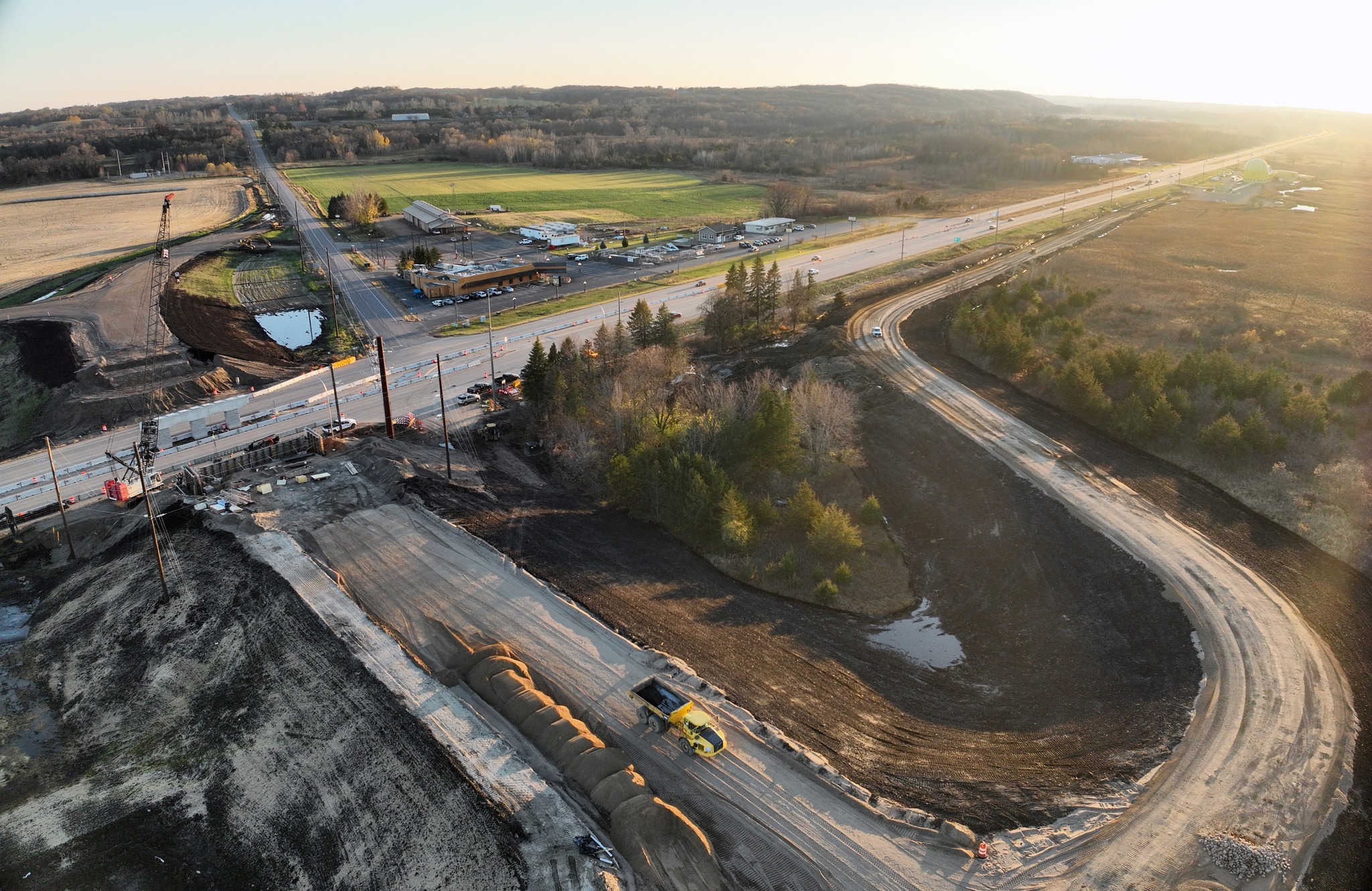 SMH Drone's Eye View of the TH169 / CH59 Bridge and Interchange