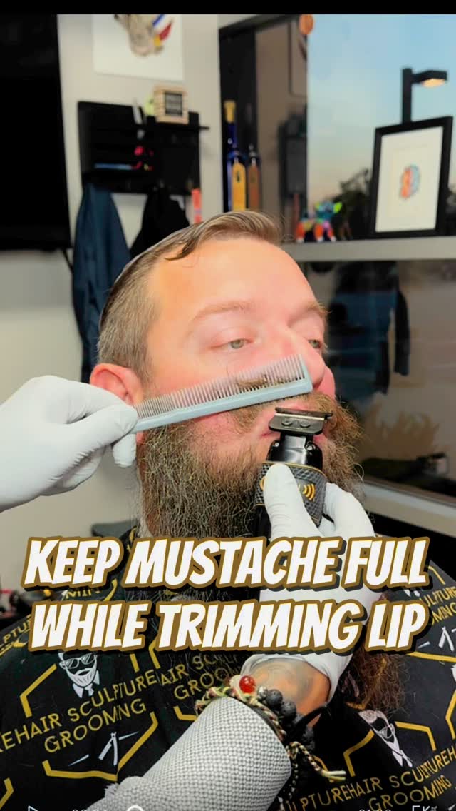 Tired of your mustache getting in the way while eating or drinking? 🍔🥤 ...