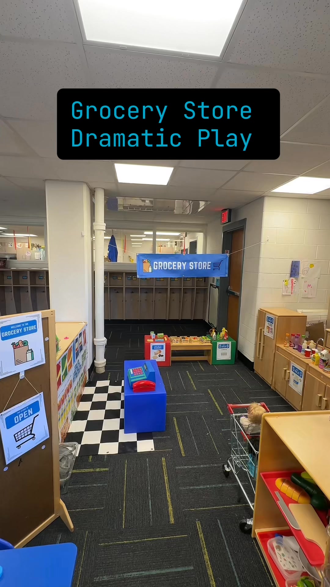 Our dramatic play area has transformed into a bustling grocery store! 🛒 ...