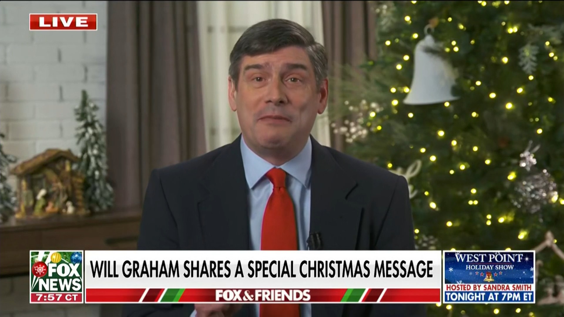 My son Will Graham did a great job on Fox & Friends this morning ...
