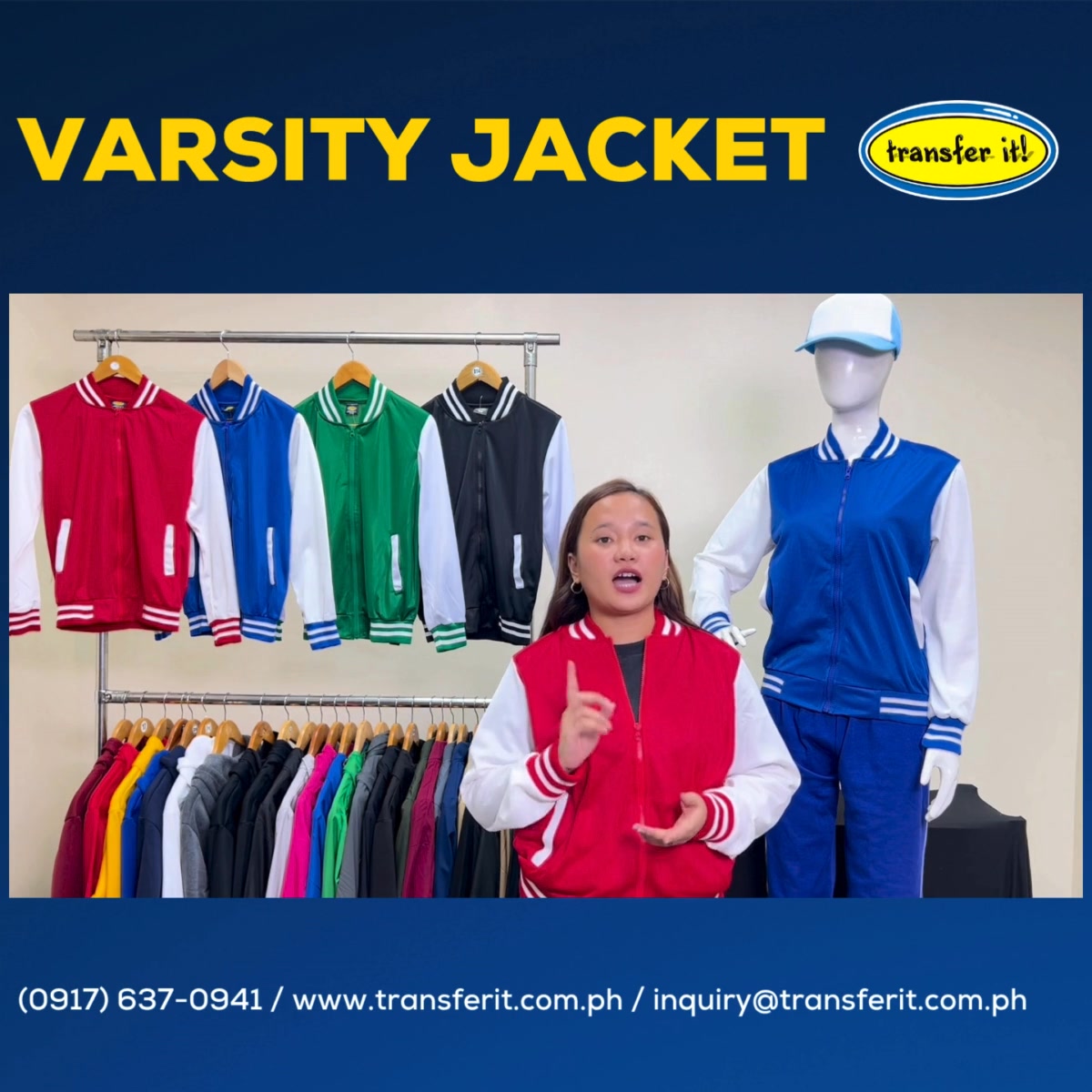 VARSITY JACKET SRP 350 only No minimum Light weight Customizable with ...