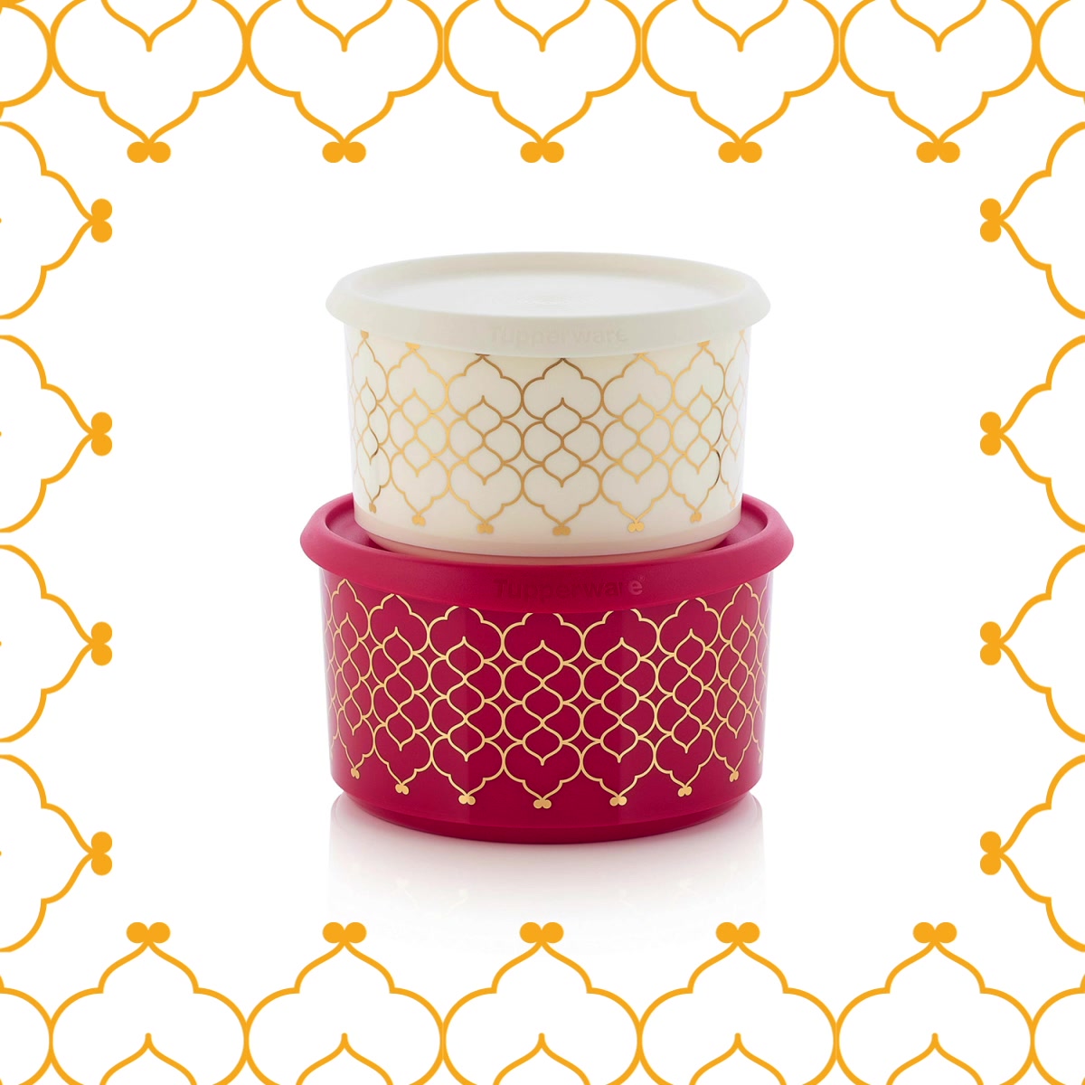 Nicht nur für Kekse 🍪 - mit einer Masche 🎀 ist das Vorratsprofi-Duo Orient auch eine hübsche Geschenkverpackung! 👉 http://tupperwa.re/xmas22, #geschenke #weihnachten #keksdose