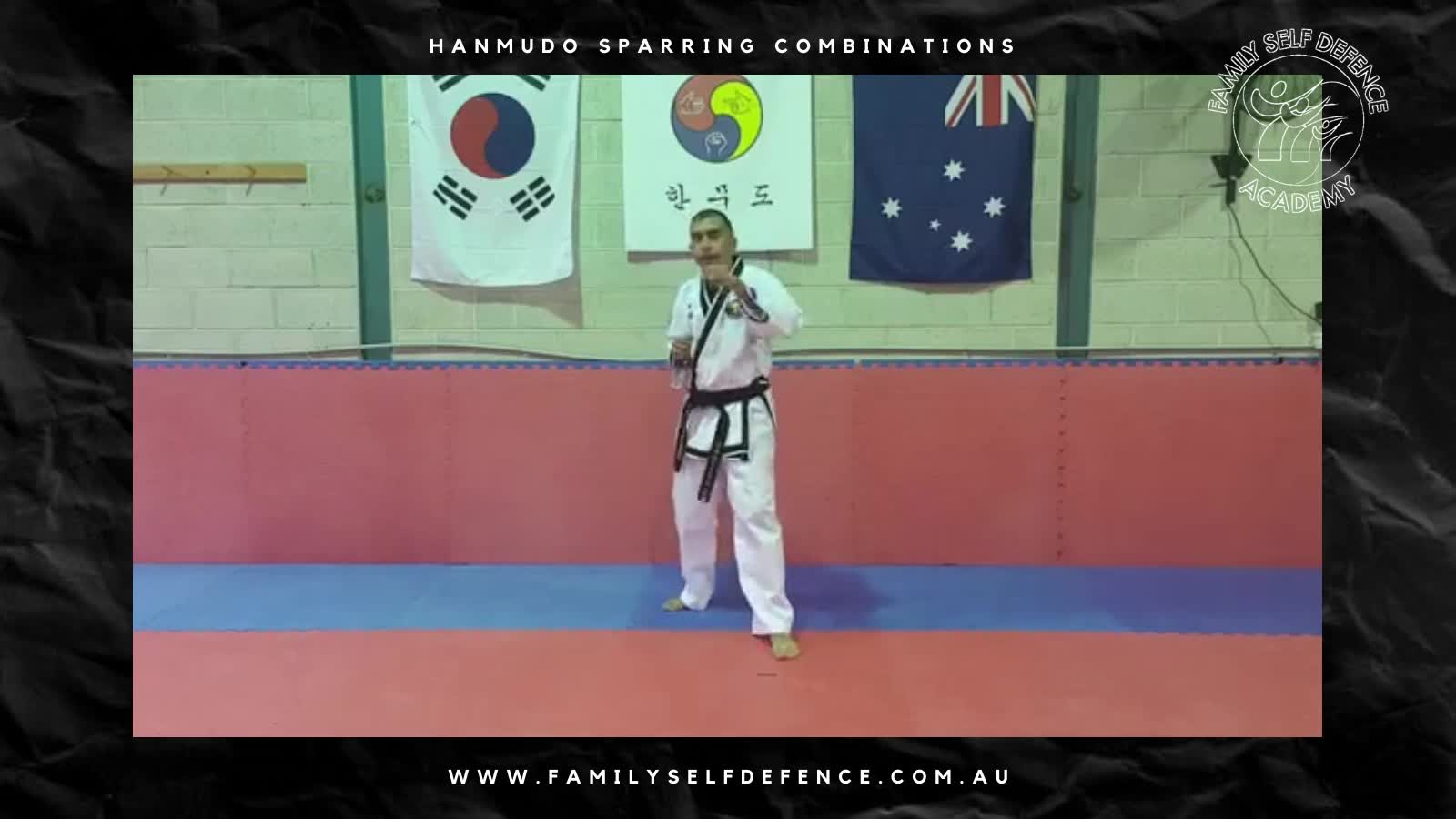 Master Keyvan Mirzai of Family Self Defence conducts the Han Mu Do ...