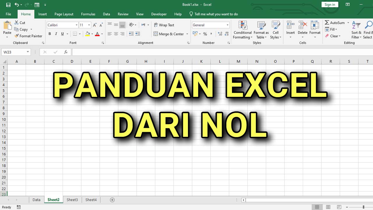 Pengenalan Microsoft Excel dari Nol – Belajar Dasar Excel untuk Pemula ...